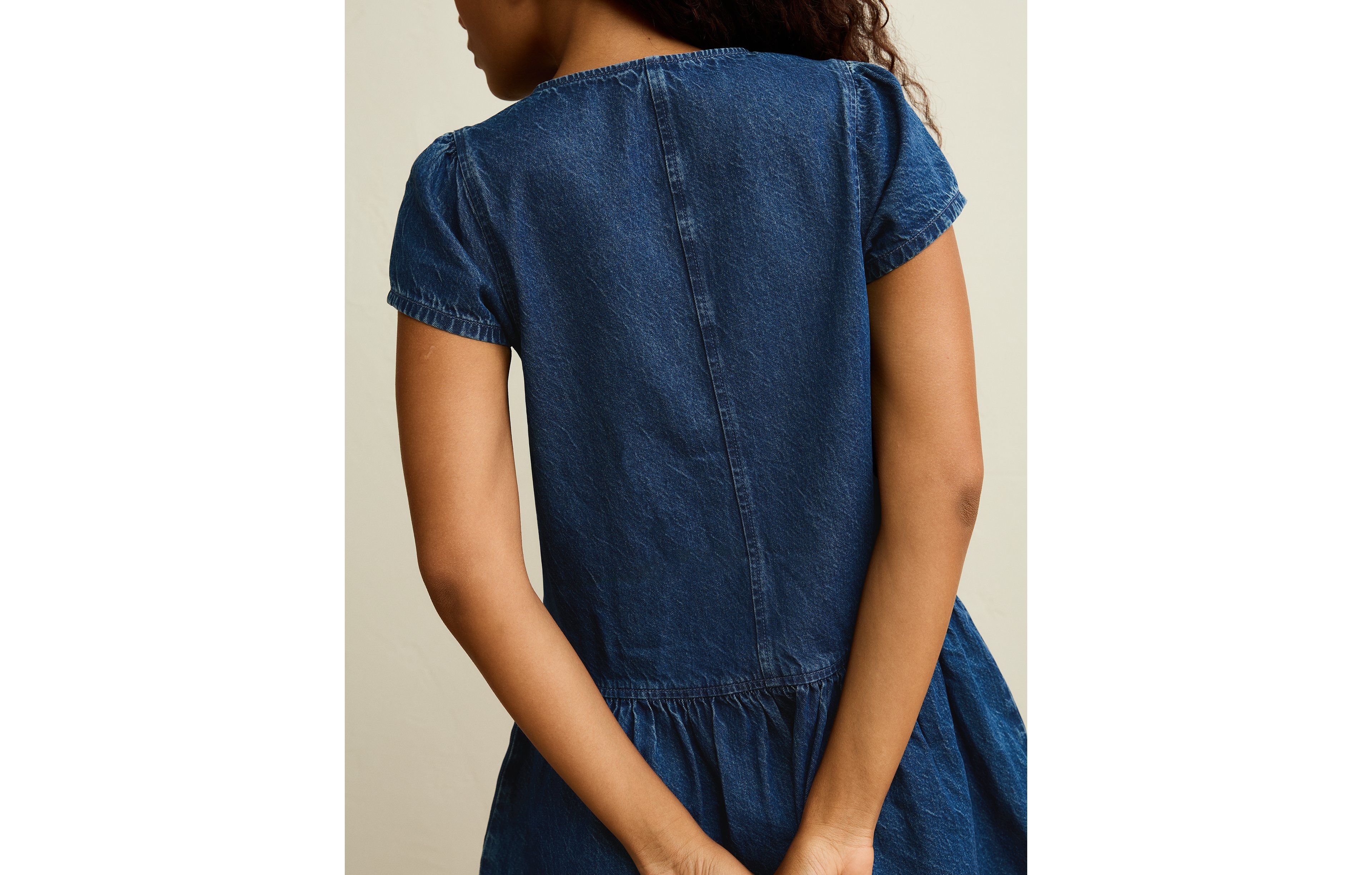 AE Short-Sleeve Peplum Mini Dress