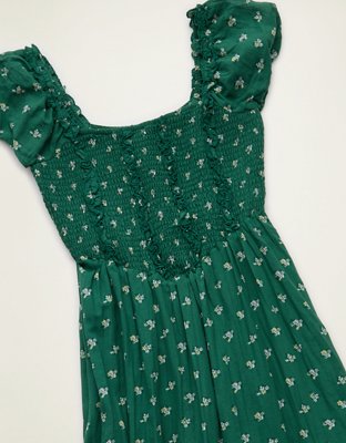 AE Short-Sleeve Midi Dress
