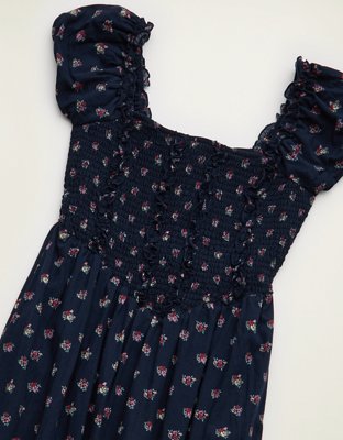 Robe mi-longue à manches courtes AE
