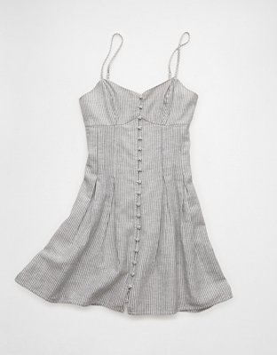 AE Sweetheart Button-Up Mini Dress