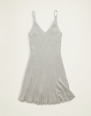 AE Cable Knit Sweater Mini Dress
