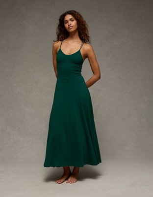 AE Sunchaser Smocked Maxi Dress