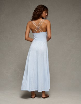 AE Sunchaser Smocked Maxi Dress