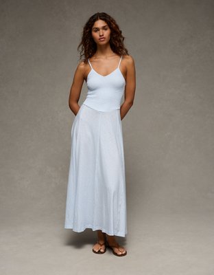 AE Sunchaser Smocked Maxi Dress