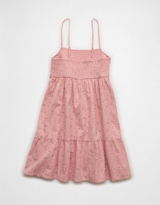 lilac floral monkey smocked mini dress Baltic Born Womens Lyssa Smocked Dress | Dusty Blue Floral