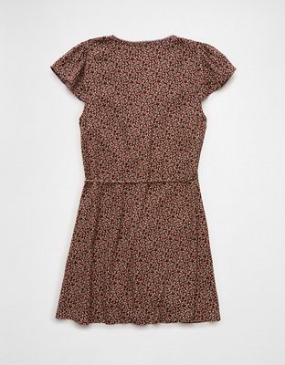 AE Lace Wrap Mini Dress