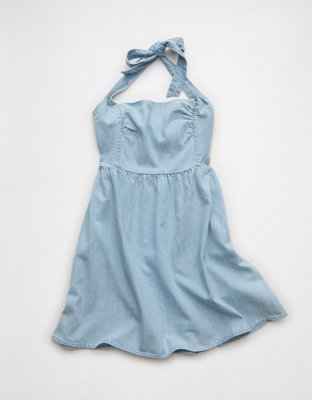 AE Halter Square Neck Mini Dress
