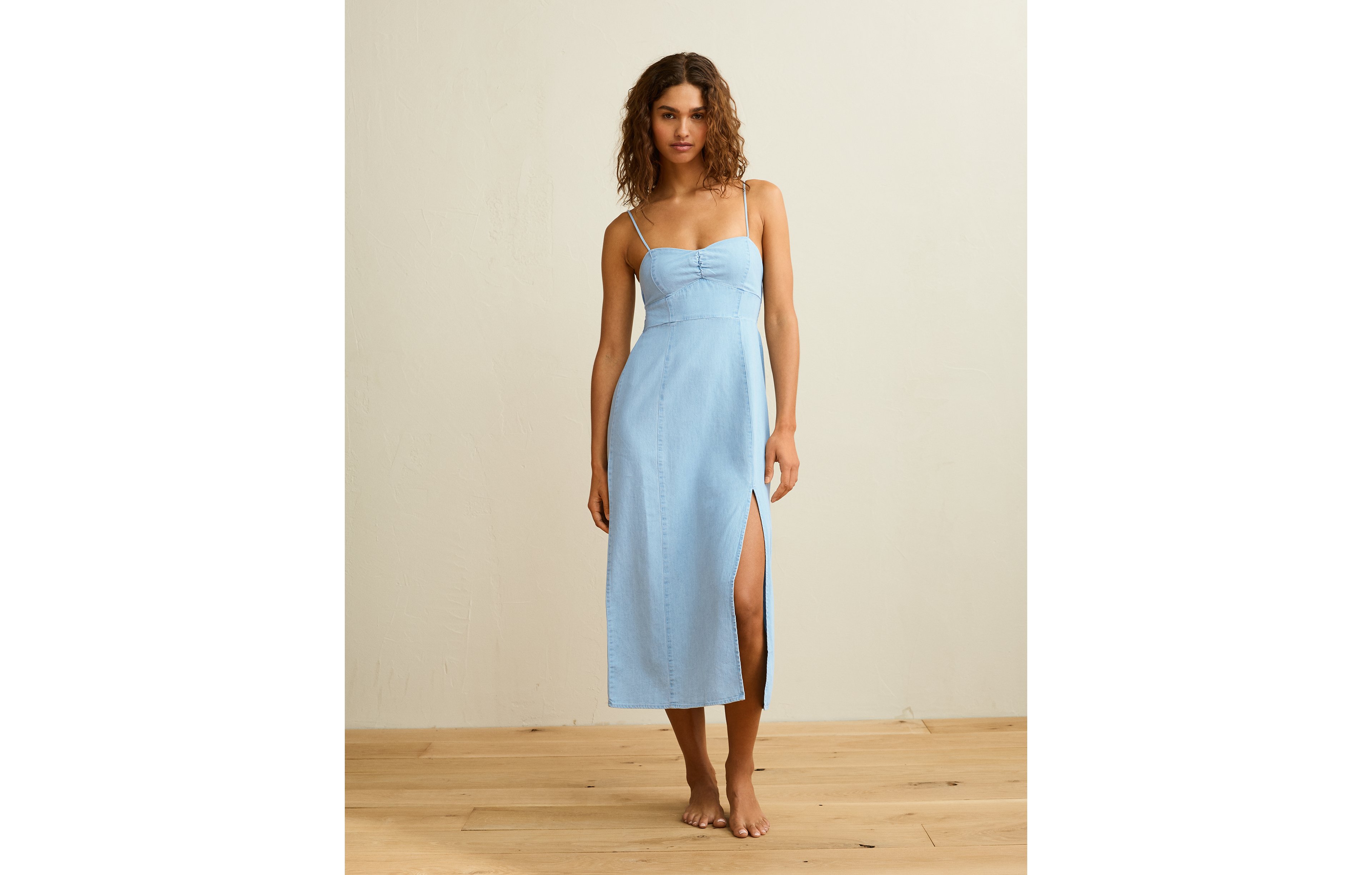 AE Sweetheart Slit Midi Dress