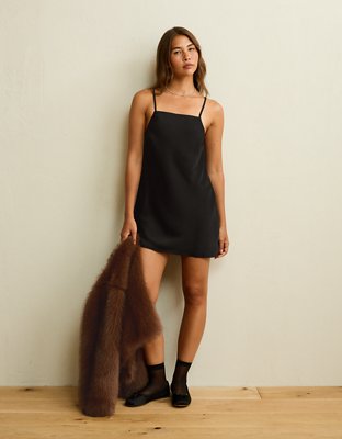 AE High Neck Slip Mini Dress