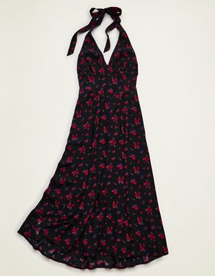 AE V-Neck Corset Maxi Dress