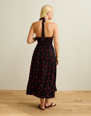 AE V-Neck Corset Maxi Dress
