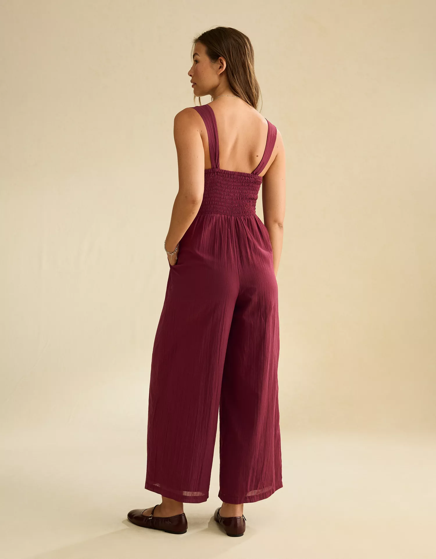 AE Smocked Bella Jumpsuit - thumbnail 9