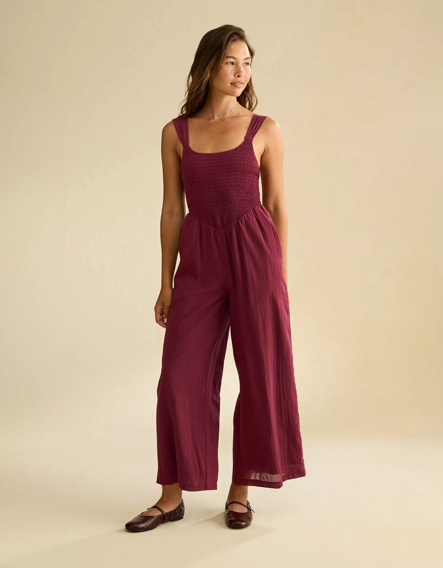 AE Smocked Bella Jumpsuit - thumbnail 8