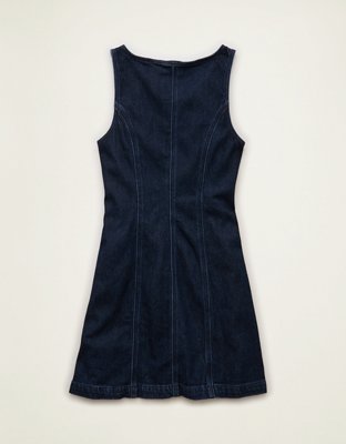 AE Denim Pinafore Mini Dress