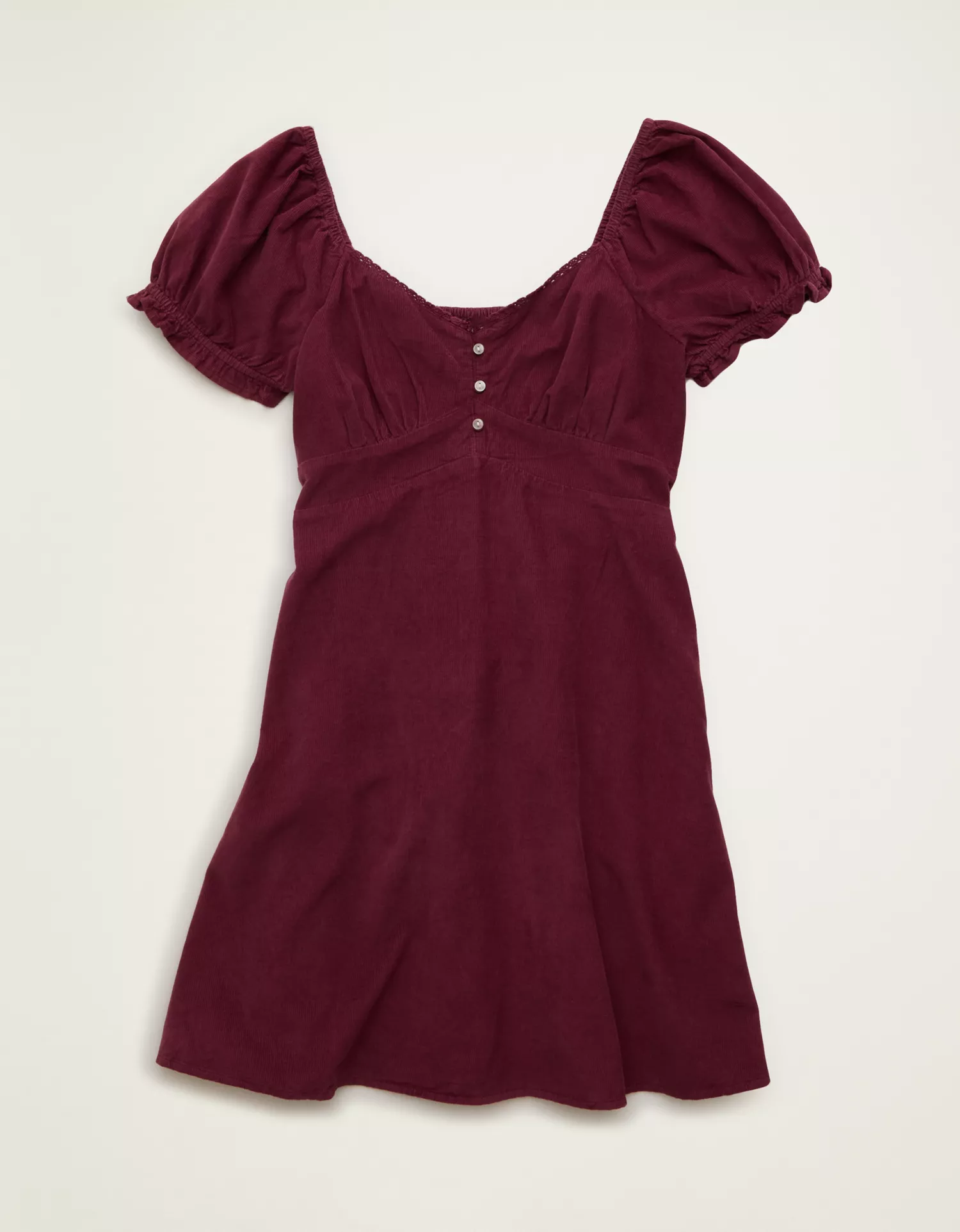 AE Corduroy Short-Sleeve Mini Dress - thumbnail 3