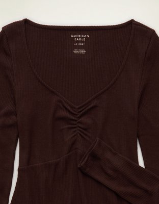AE Knit Flare Sleeve Mini Dress