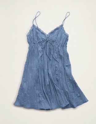 AE Babydoll Crinkle Slip Mini Dress