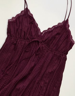 AE Babydoll Crinkle Slip Mini Dress