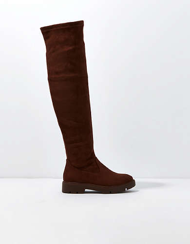 AE Suede Knee-High Boot