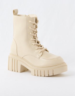 Lace up lug sole platform outlet boots