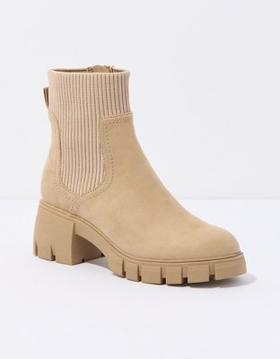 Knitted cuff ankle on sale boots