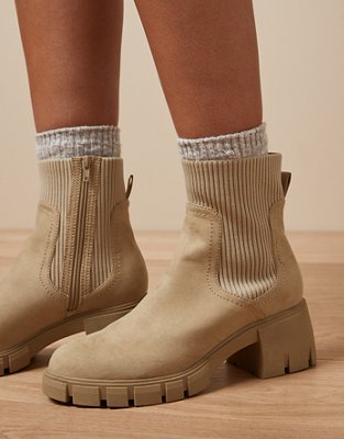 Knit 2025 cuff boots