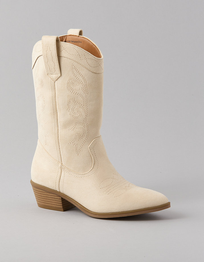 AE Vegan Leather Cowgirl Boot