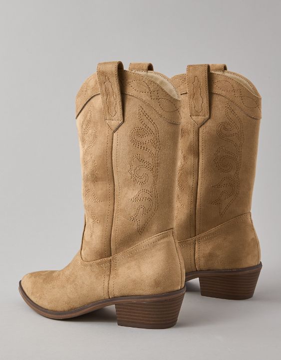 AE Vegan Leather Cowboy Boot