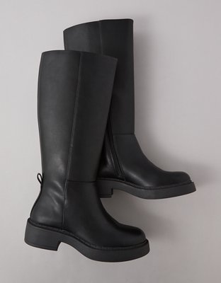 AE Vegan Leather Riding Boot