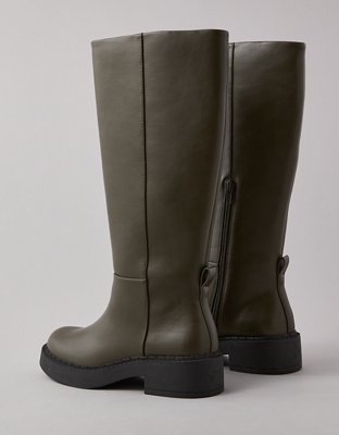 AE Vegan Leather Riding Boot