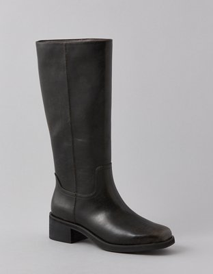 AE Vegan Leather Knee-High Boot