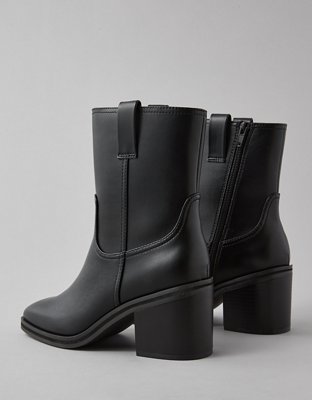 AE Vegan Leather Pull-On Bootie