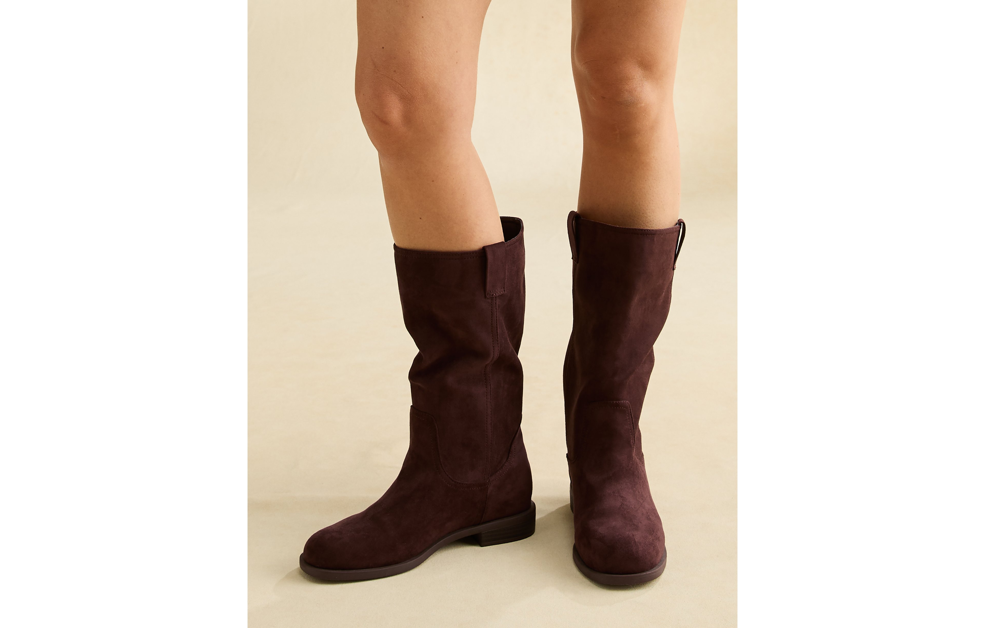AE Knee-High Slouchy Moto Boot