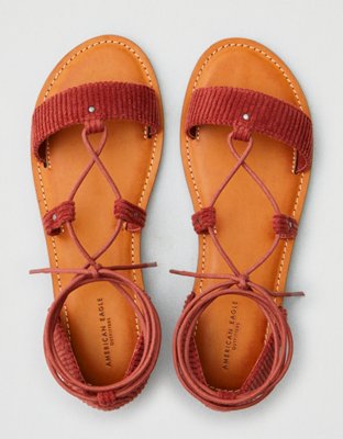 american eagle lace up sandals