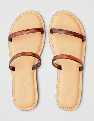 AE Tortoise Skinny Strap Sandal