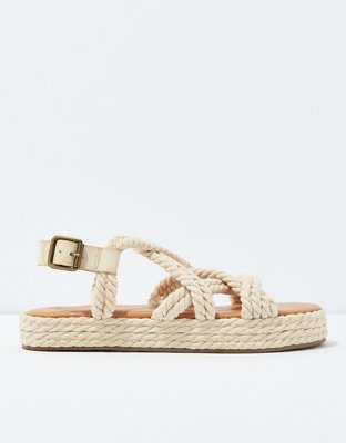 Женские сандалии American Eagle AE Rope Espadrille Sandal — фото 2