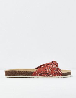 AE Knotted Bandana Slide Sandal