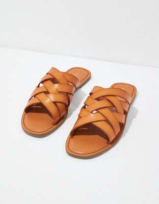 The boardwalk store woven slide sandal