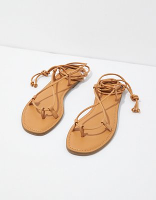 AE Barely There Lace-Up Sandal