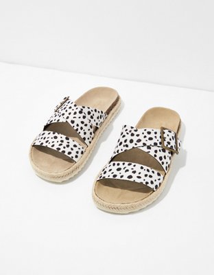 AE Animal Print Espadrille Sandal