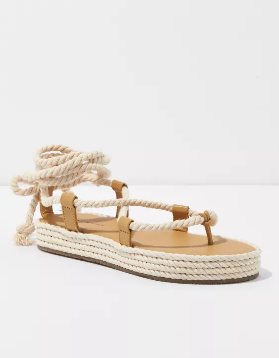 AE Lace-Up Rope Sandal