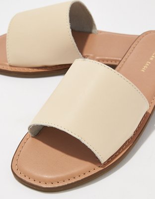 AE Leather Slide Sandal