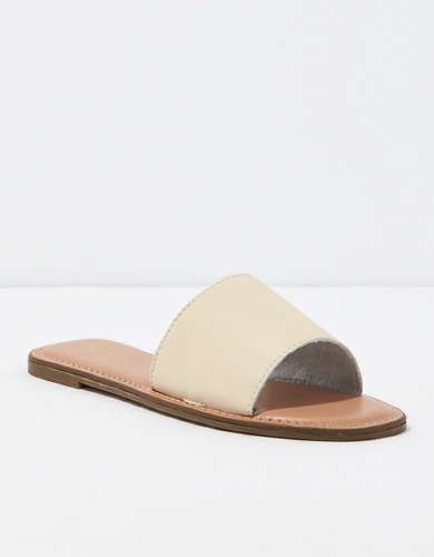 AE Leather Slide Sandal