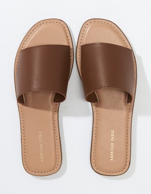 AE Leather Slide Sandal