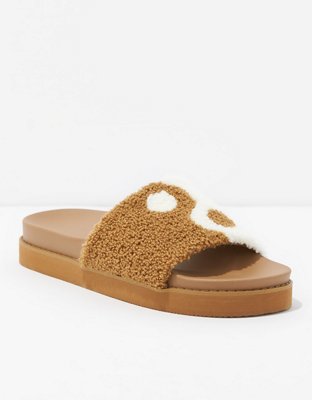 Sandales mules Yin Yang en tissu éponge AE