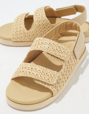 Женские сандалии American Eagle AE Raffia Slingback Sandal — фото 3