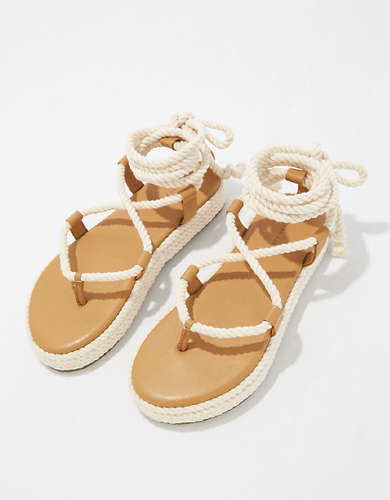 AE Rope Lace-Up Sandal