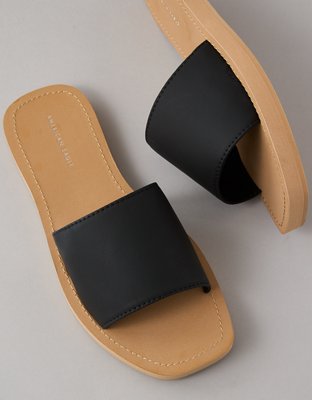 Женские сандалии American Eagle AE Vegan Leather Slide Sandal — фото 3