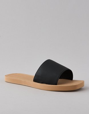 AE Vegan Leather Slide Sandal