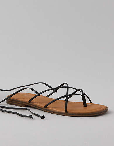 AE Strappy Lace-Up Sandal